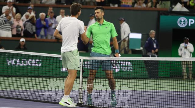 德约本赛季迄今无冠进账 统治力已开始全面下滑？